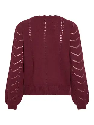 VILA VITULI O-NECK L/S DETAIL KNIT CARDI