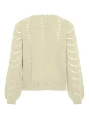 VILA VITULI O-NECK L/S DETAIL KNIT CARDI
