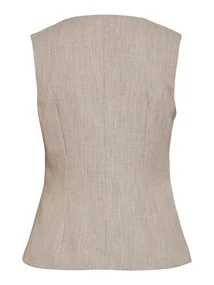 VILA VIVARONE S/L SQUARE NECK LONG VEST