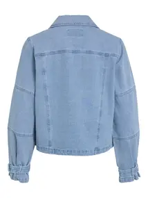 VILA VIVIKEA DENIM TRENCHCOAT JACKET
