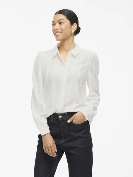 VILA VIZANIA L/S SHIRT - NOOS