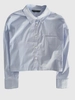 WITHBLACK WBLQUINIE STRIPE CROPPED SHIRT