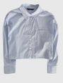WITHBLACK WBLQUINIE STRIPE CROPPED SHIRT