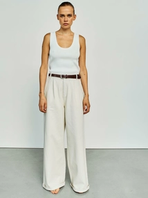 WITHBLACK WBLSTEFFI WIDE DENIM PANT