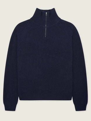 Woodbird WBLASS WOOL HALF-ZIP