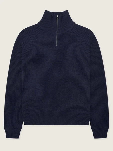 Woodbird WBLASS WOOL HALF-ZIP