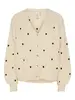 Y.A.S YASBOW LS EMBROIDED KNIT CARDIGAN S
