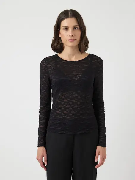 Y.A.S YASCARA LS LACE TOP