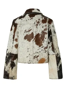 Y.A.S YASCAROLINE LS COW LEATHER JACKET -