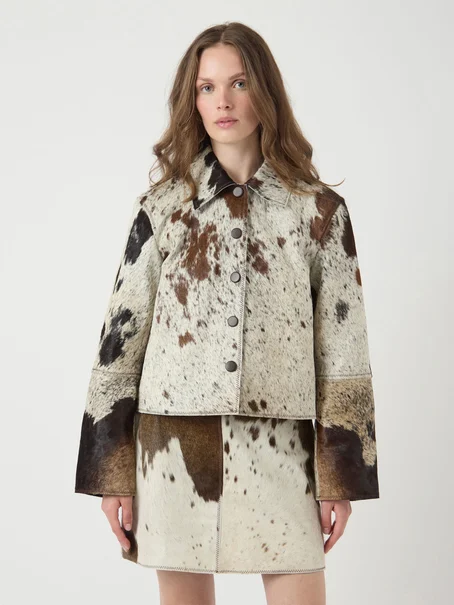 Y.A.S YASCAROLINE LS COW LEATHER JACKET -