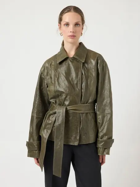 Y.A.S YASLIBBO LS LEATHER JACKET