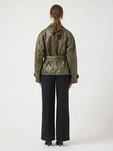 Y.A.S YASLIBBO LS LEATHER JACKET