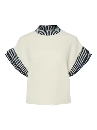 Y.A.S YASTELO SS KNIT TOP S.