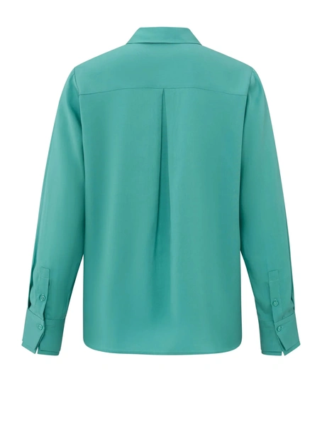 YAYA Basic blouse with cuff detail