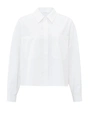 YAYA Batwing cropped blouse w. pock