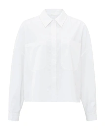 YAYA Batwing cropped blouse w. pock