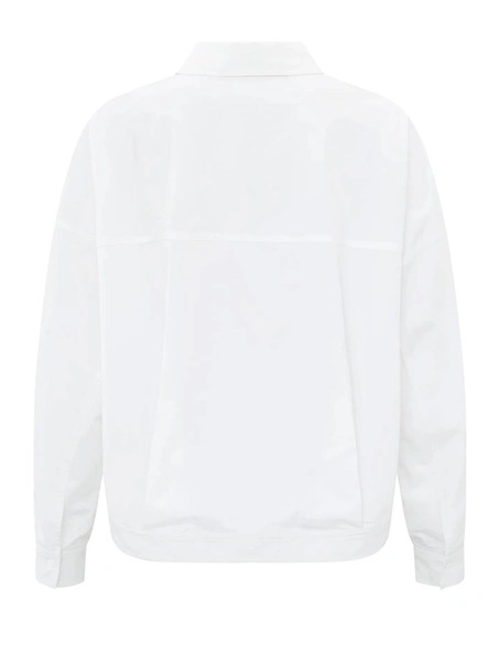 YAYA Batwing cropped blouse w. pock