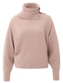 YAYA Batwing sweater with collar ls