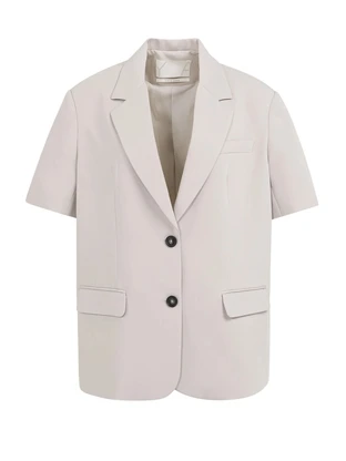 YAYA Blazer met korte mouwen