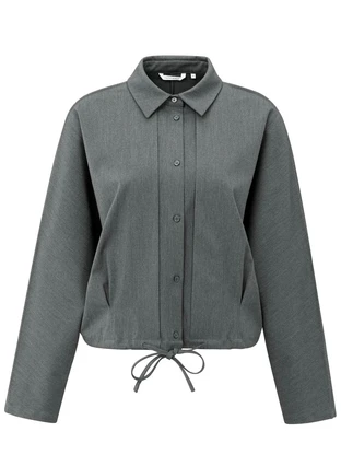 YAYA Blouse jacket with waist pleat