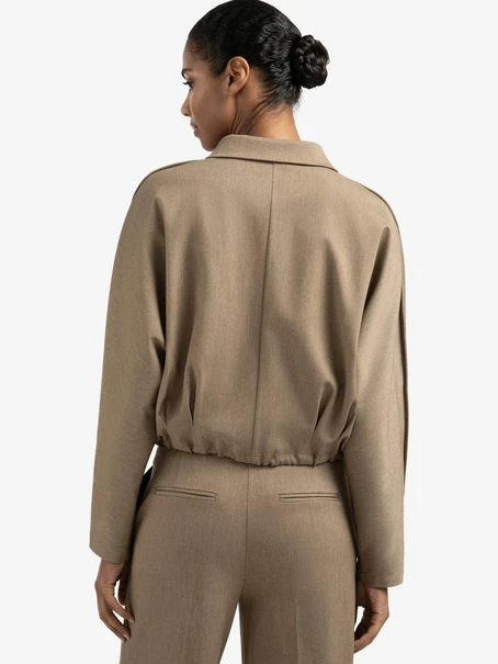 YAYA Blouse jacket with waist pleat