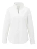 YAYA Blouse with high V-neck collar