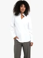 YAYA Blouse with high V-neck collar