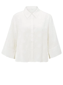 YAYA Blouse with woven-in details