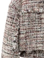 YAYA Boucle jacket with fringes