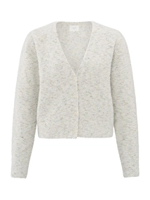YAYA Boucle with color naps cardiga