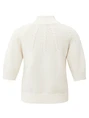 YAYA Cable sweater short sleeve