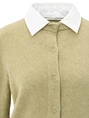 YAYA Cardigan with detachable woven