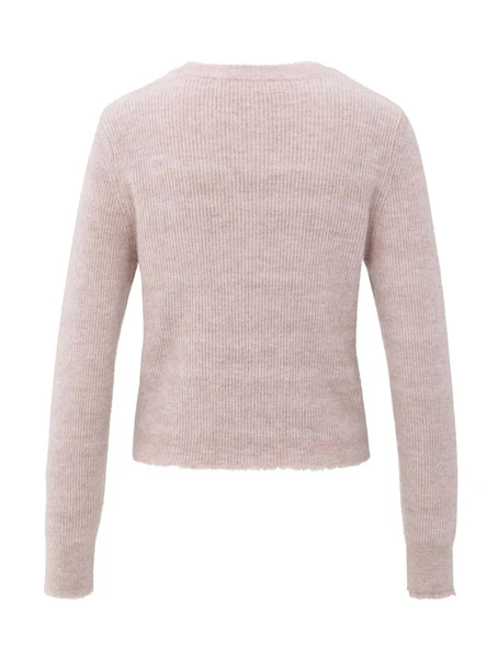 YAYA Cardigan with trim details