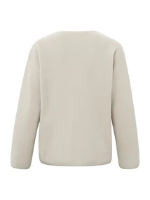 YAYA Chenille v-neck sweater Is 01-000170-401
