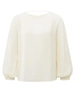 YAYA Crinkle top with low back