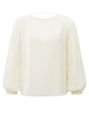 YAYA Crinkle top with low back