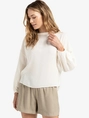YAYA Crinkle top with low back