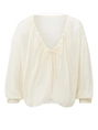 YAYA Crinkle top with low back