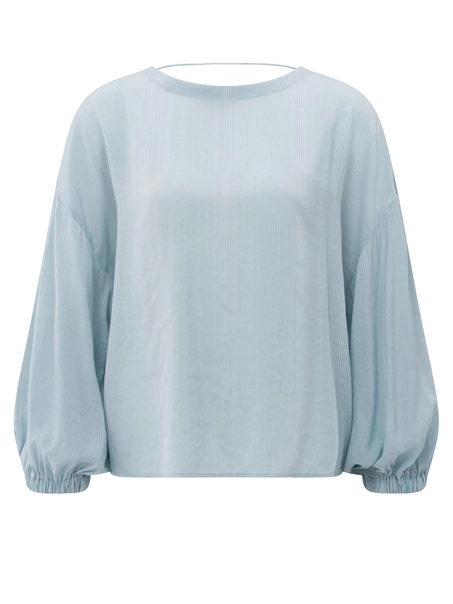 YAYA Crinkle top with low back
