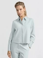 YAYA Cropped shirt with pocket