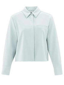 YAYA Cropped shirt with pocket