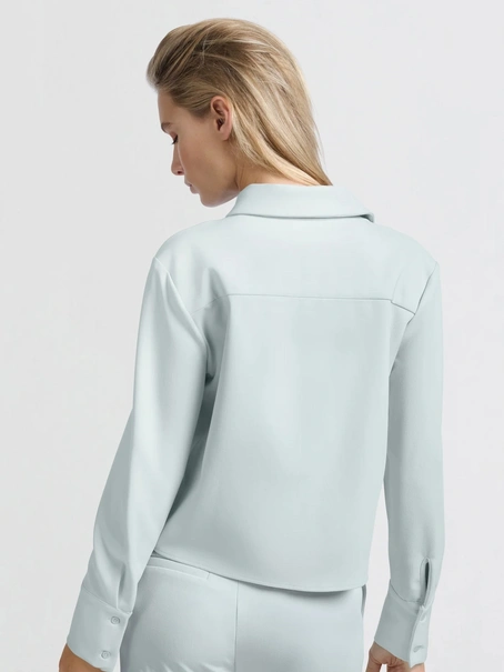 YAYA Cropped shirt with pocket