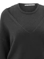 YAYA Deep v-neck sweater with top