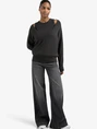 YAYA Deep v-neck sweater with top