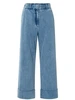 YAYA Denim pantalon w roll up - L32