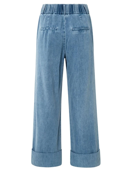 YAYA Denim pantalon w roll up - L32