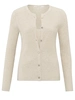YAYA Fake cardigan in rib stitch