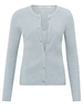 YAYA Fake cardigan in rib stitch