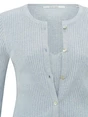 YAYA Fake cardigan in rib stitch