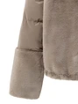 YAYA Faux fur jacket with padded ny